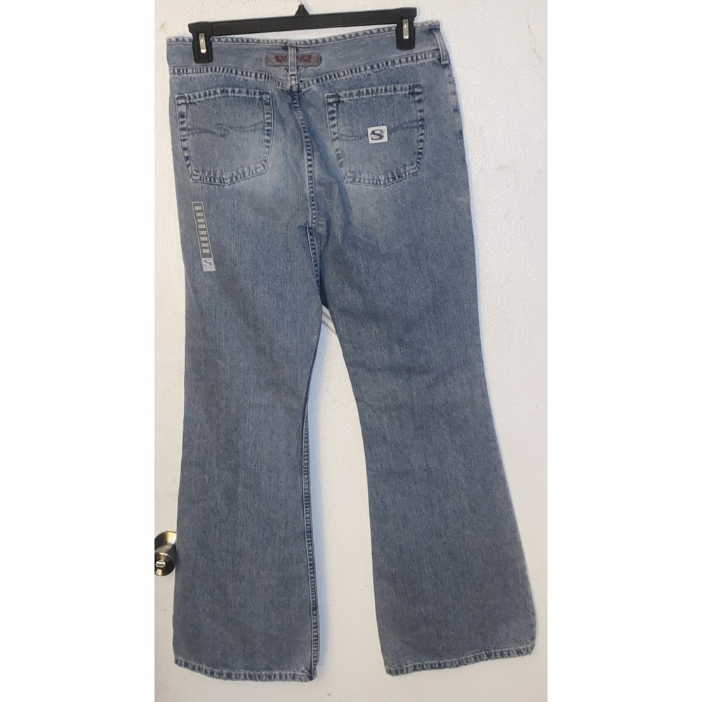 Silver Jeans Women's Flare Wide Leg Jeans - Light Blue - Picture 8 of 14